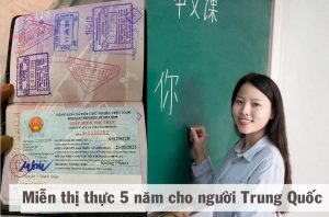 giấy miễn thị thực cho người Trung Quốc