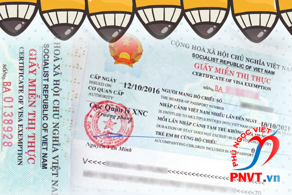 Làm Giấy miễn thị thực cho người nước ngoài